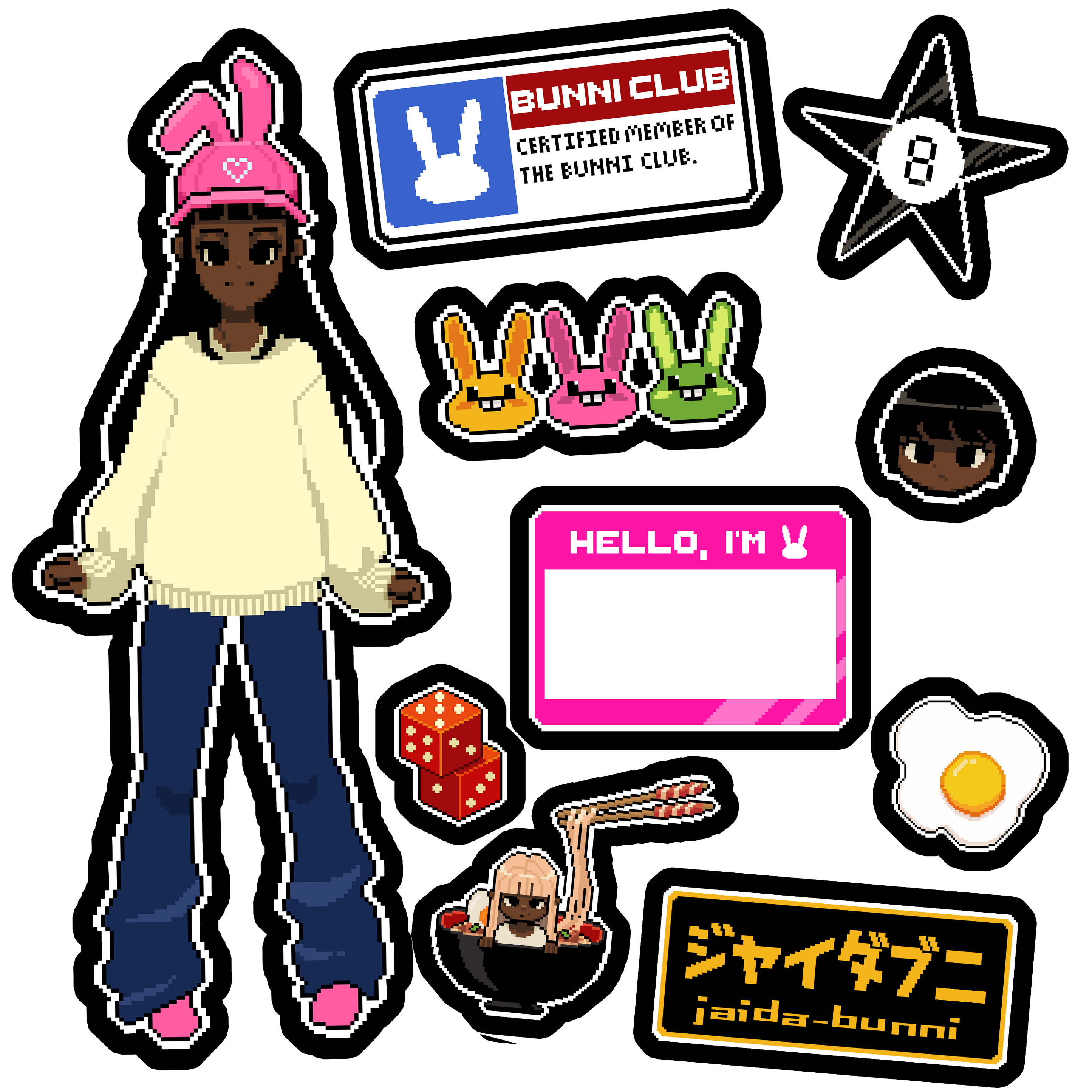 Bunni's Sticky Pack Jaida Bunni Official Store